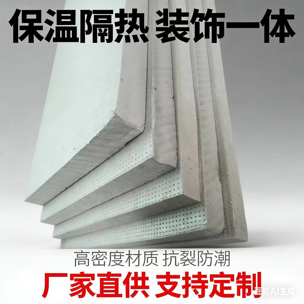 建筑用XPS挤塑板屋顶防晒隔热板室内外墙保温阻燃高密度泡沫板