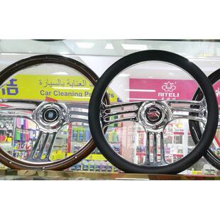 改装大支架方向盘改装普桑旅桑塔纳捷达碳纤真皮桃木实木方向盘