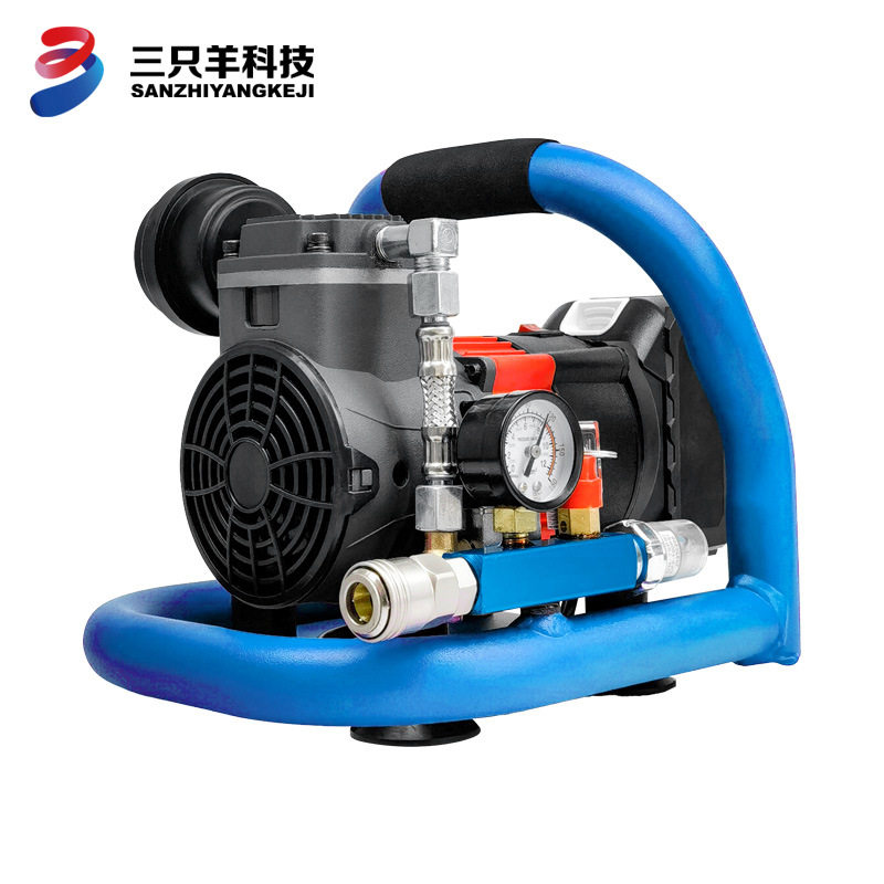锂电空压机1.5L车载充气泵木工工具户外工程无缸迷你无刷空压机