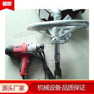 农田灌溉水井钻机小型手持式电动钻井机家用小型多齿轮打井钻机