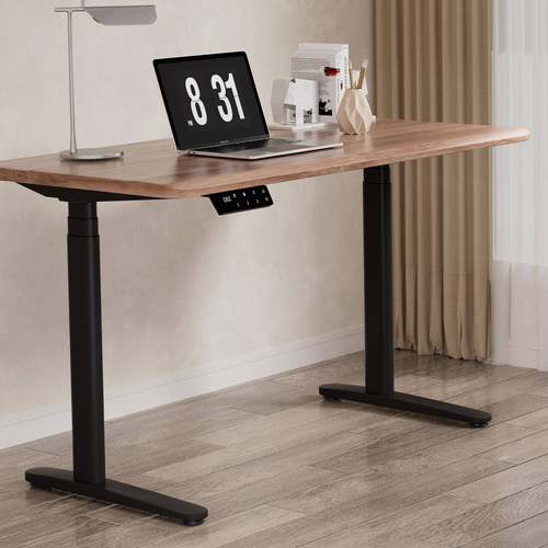 椭圆款电升降桌腿808现货电脑桌作电竞桌家学习写字办公书动桌用