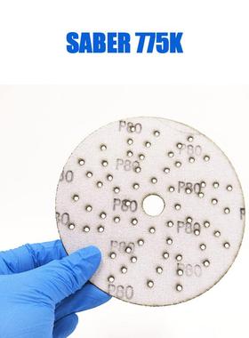 77P6010055K6孔风紫色砂纸多料孔旋砂碟更强吸尘防堵性能陶瓷磨薄