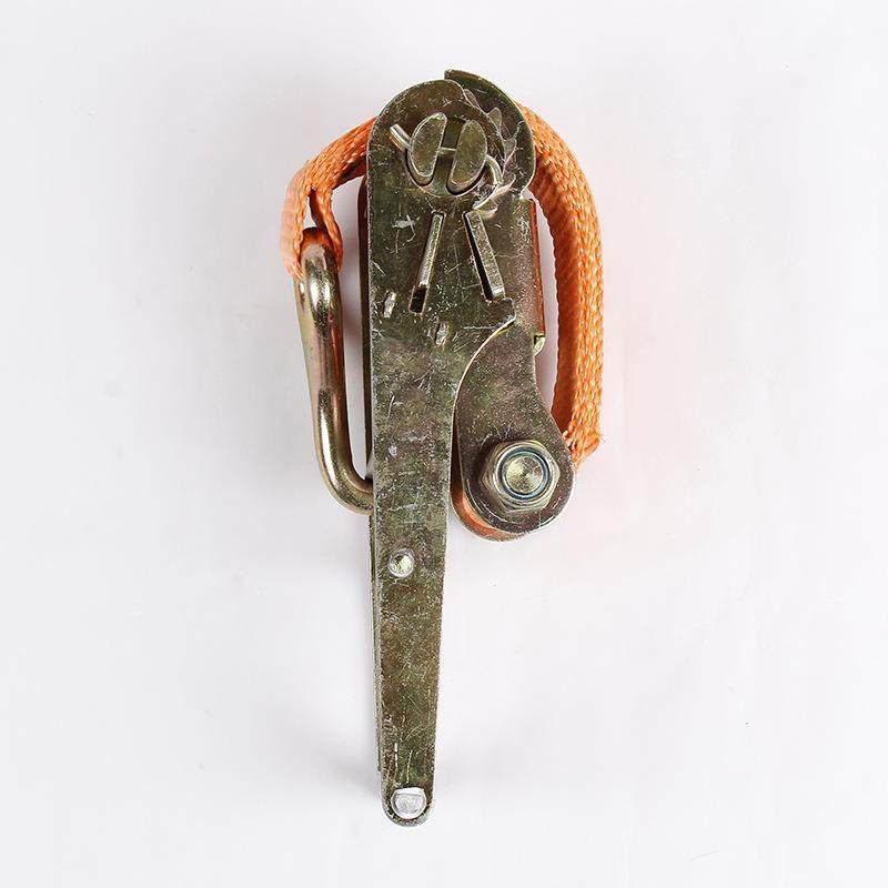 车橙色汽紧绳器棘TCU集装箱加厚紧器货物捆绑带涤纶轮拉收紧器