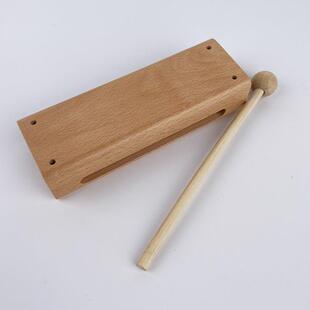 奥尔夫打击乐器组套QQY装实木乐器乐套装幼园表演器儿三角铁手摇