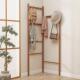 衣架落地卧室家用角落衣帽架收纳实木不占空间简易转角挂衣服挂包