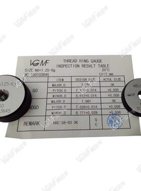 .纹环螺规M12M12.*1.75*1.5*1.25*1*075*0.JYC556g6h通止规牙环规