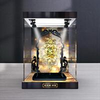防尘罩适用PIECECOOL/拼酷天火树立体拼图国风模型亚克力收纳盒