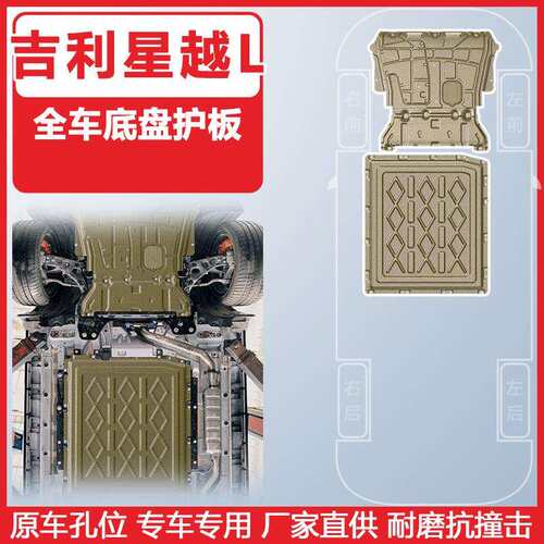 适用于吉利星越L下护板装甲雷神Hi-PHi-F混动发动机底盘保护板