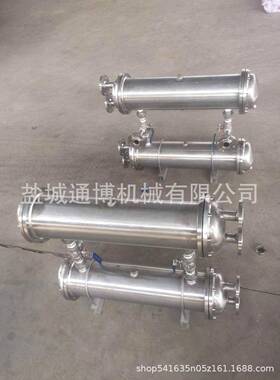 GLL3-10卧式紫铜管冷却器法兰安装