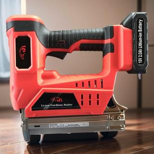畅销款 一键操作可单发可自动打钉无需空压机无需电线锂电打钉枪