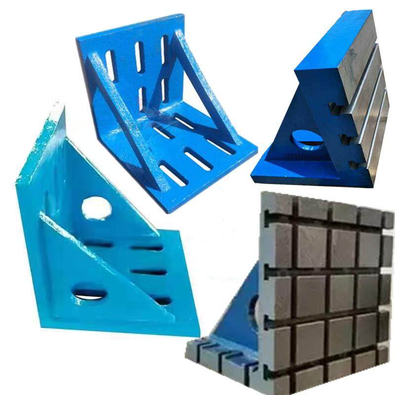 铸铁弯板直角靠板90度T型槽测量划线检验机床工装定位弯板工作台