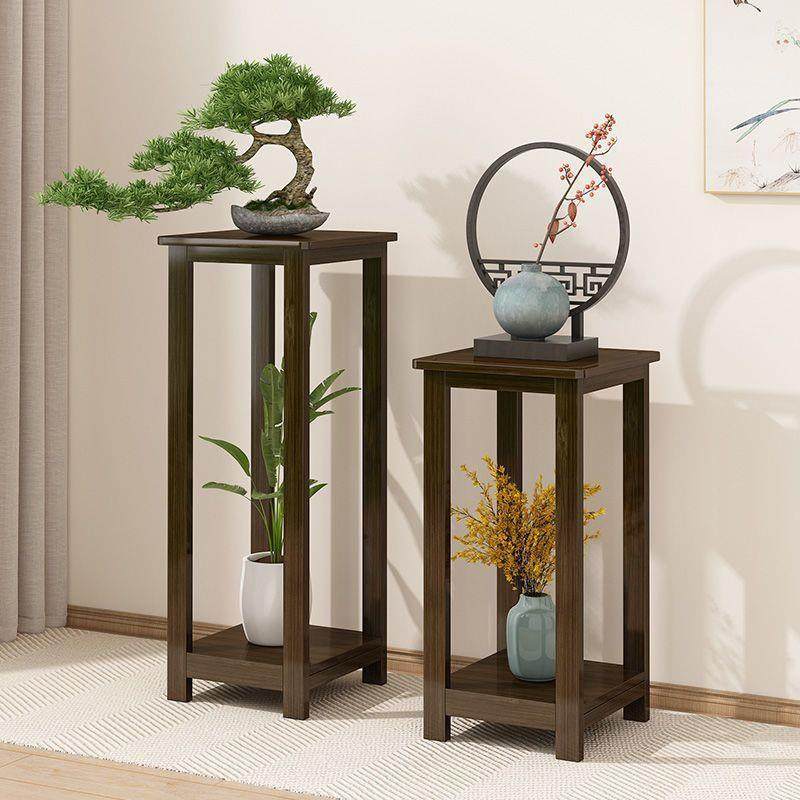 新中式花架子客厅花盆架高花架楠竹原木置物架室内阳台花台落地式,纺织面料/辅料/配套,纺织机械配件,淘宝优惠券,粉丝福利购,淘宝优惠卷