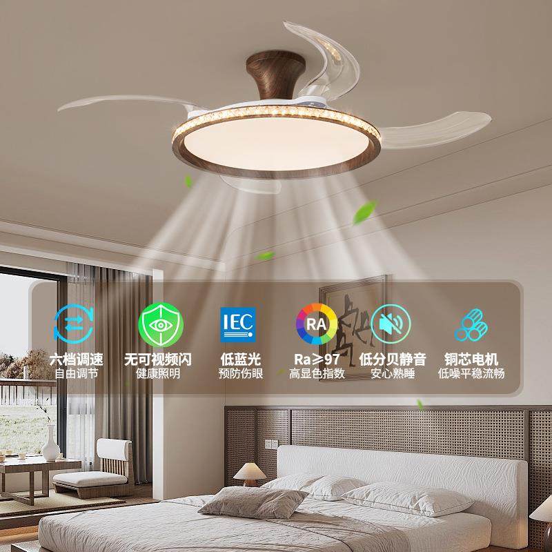 2024新款客厅风扇灯中式吸顶灯卧室隐形智能风扇灯简约创意吊扇灯,机械设备,其他机械设备,淘宝优惠券,粉丝福利购,淘宝优惠卷