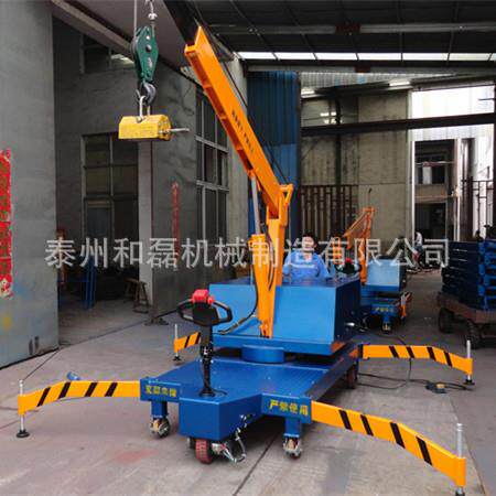 和磊直销FDC电动液压旋转小吊车全自动旋转吊车手动液压小吊机