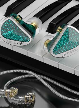 KZ-耳AS1铁PRO八单元纯动入式耳机6hifi监听人声器90535乐女毒耳