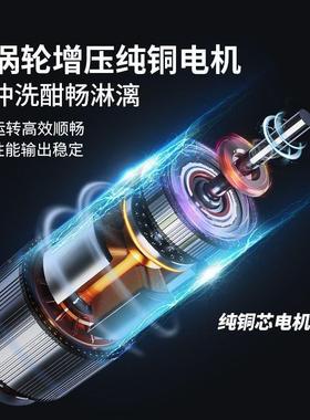 无线洗车式机车高压水枪电池增ZOM压神器强力便携锂家用充电洗喷