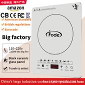 110V220V电磁专进电炉商电磁炉家用大97013功率炒火菜锅用电池炉