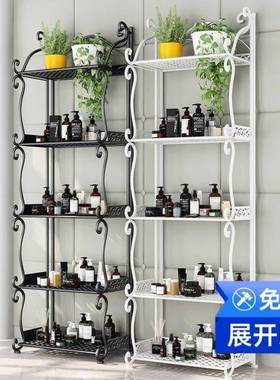 浴室厕所卫生间厨房架置艺XWS332物架免免安装落地多层铁收纳子装