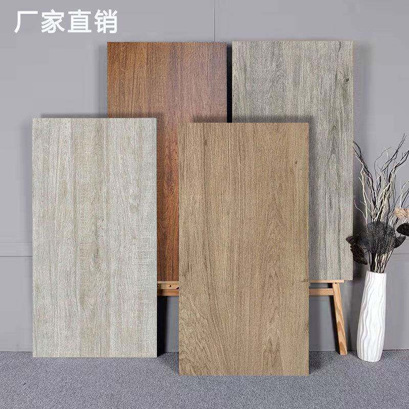 色哑光瓷砖6002X10客厅防滑木纹灰砖0复古瓷砖哑光素色地砖微水泥