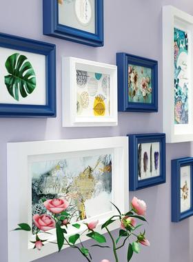 邮/塞9191律西包埃实木相框创意照片墙相框墙