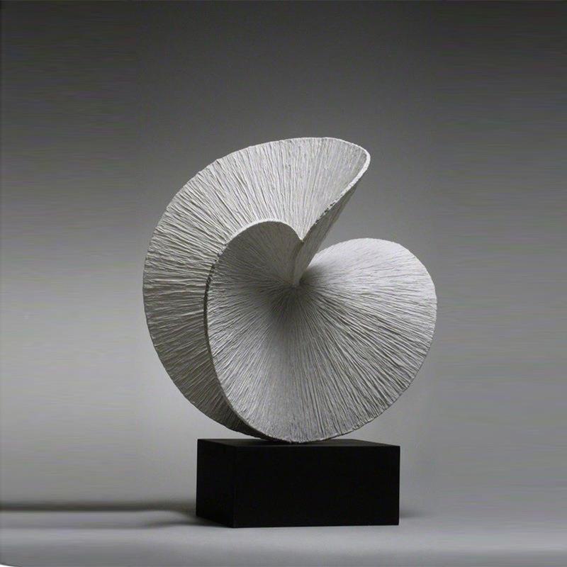 北欧轻PQH创意银摆杏叶板间客厅电视柜装饰件高级样感小奢众家居