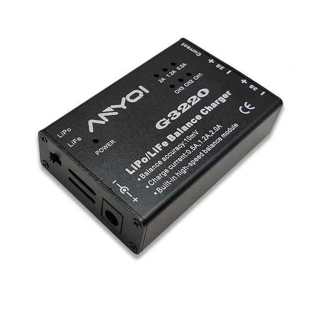 LiPo/LiF型e电池精密金属外壳智能衡充电器平G3220锂电平衡ANYQI
