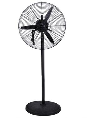 业落地风扇工75mm房机械式厨强MBW力牛角风扇大功0率壁挂摇头电风