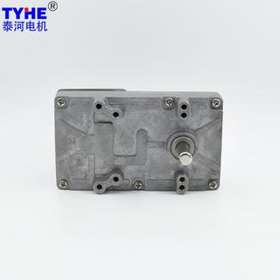 102G555直流减速电机102mm扭大矩功率 齿轮减速马达981B烤香肠机