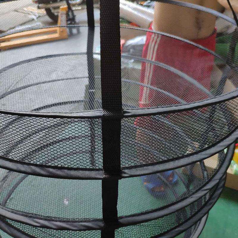 圆形LSG折家叠晒干网加晒厚水果蔬菜干鱼燥网农用防蚊虫晾晒网