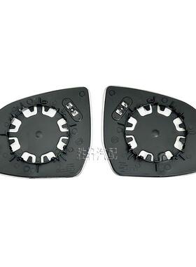 适用宝马X3X4X5X6X7F155F25G10G镜02G0片倒车后视镜片SideMir加热