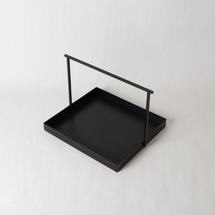 新板中式方形铁托盘书卷组合摆件样房展厅会所茶几茶室软饰MC-TY-