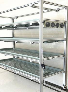 厂家蔬菜道水培轨苗床温育室架棚子潮汐式苗床潮XWF汐式多层苗床