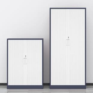 钢加厚办帘公门柜资料卷文件柜收缩门柜推拉制门柜OWS-968子厂家