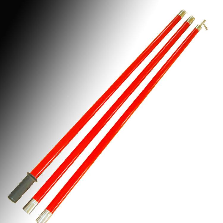 01kv-202kv高压拉闸杆令克高棒压操作4节6米杆绝缘接地线操作杆