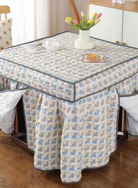 新F997JSS7款特厚电炉罩烤火罩正方电炉罩子电暖形炉套被烤火烤架