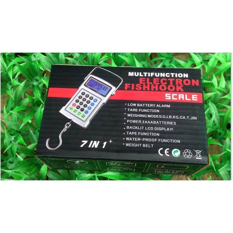 带计算器电子手提秤电子秤挂钩秤便携称挂秤50公斤多功能电子称