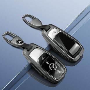 适用奔驰e300l钥匙套c260l高档a200l壳S400包450glc扣gla200glb男