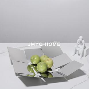 轻奢极简干果盘软装饰品样板房酒店客厅茶几餐厅吧台桌面托盘摆件