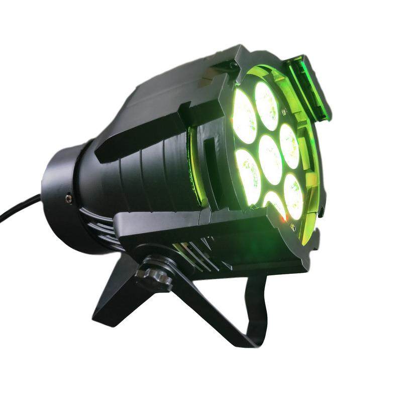 led全彩帕灯7颗4合1防水帕灯大功率七彩背景面光灯LED帕灯