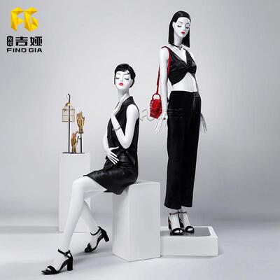 女模特道具高端服装店橱窗展示架摄影拍摄陈列假人mannequin