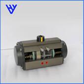 偏置板不式 气动蝶阀D双6S43H 16P单座调节阀372锈钢法兰气动蝶阀