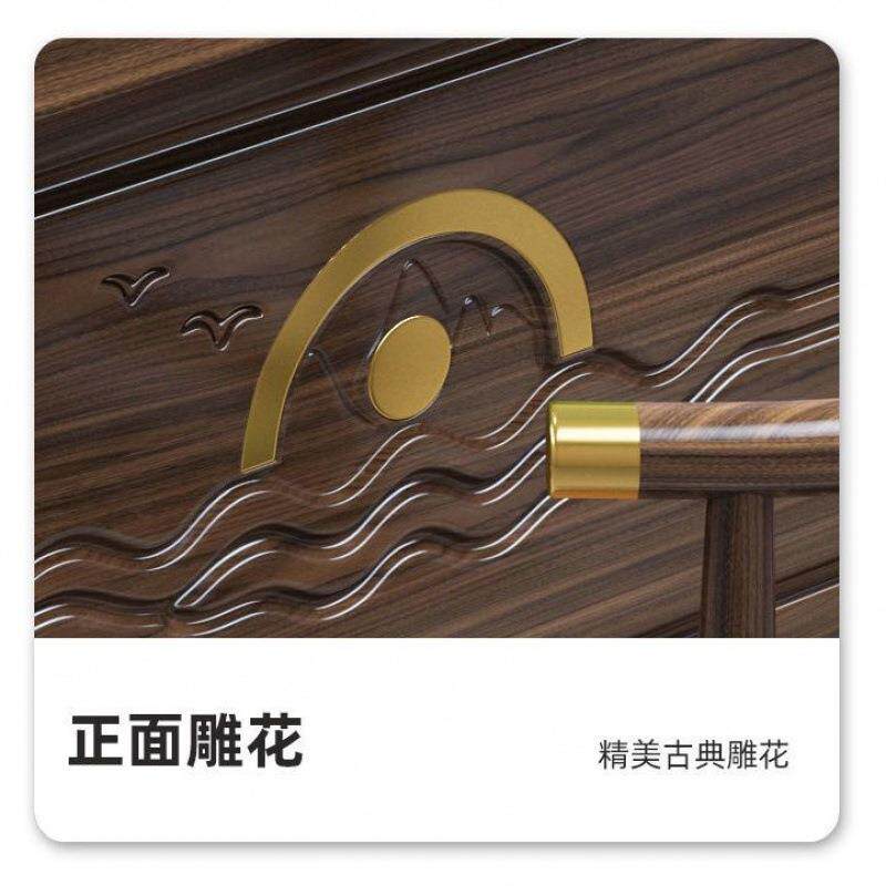 新中式茶桌茶台实木桌茶组BXS椅合办公室家泡茶台功夫茶桌茶具一