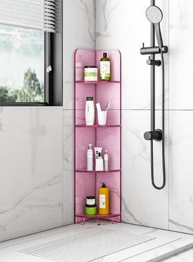 柜轻奢厨房层收架家多用储物一体置物架三角柜洗手间防HBA纳水防