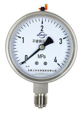 合肥仪不锈钢压正ENL力表Y-100B材质304接液316ass4mp负压波上登