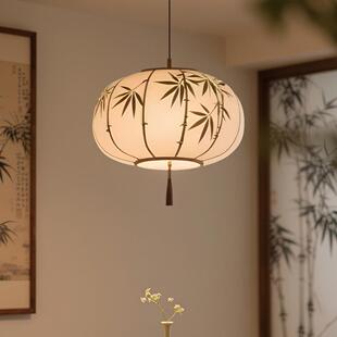 宿宋式美学吊灯古灯具中国风禅意玄关过道小吊灯复民中式室复卧古