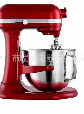 不锈钢碗7QT式不锈钢搅拌搅碗Kitc拌henaid立搅拌机厨宝7QT斜头机