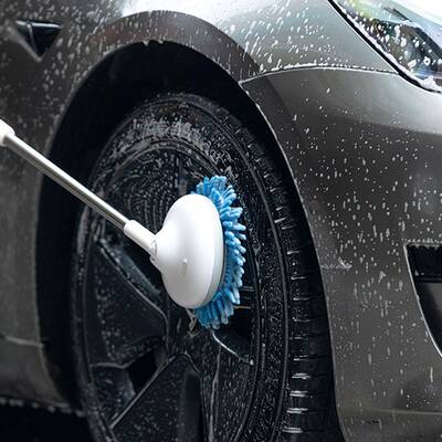 无线电洗2154车拖把伸缩省车用汽车洗车刷子毛弯杆力软刷动车机器