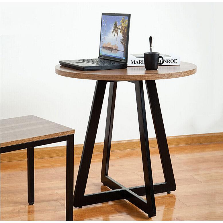 会实木铁艺茶几小谈茶DAX桌茶台阳台休闲桌咖啡桌小圆客洽桌桌小