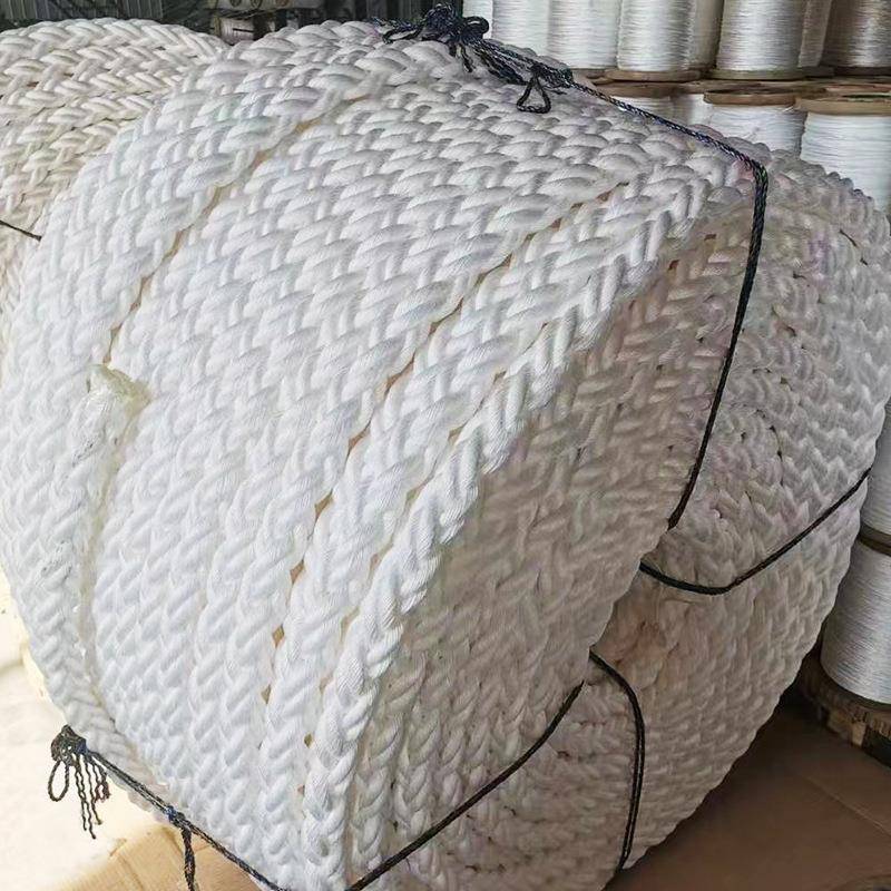 船用绳抛锚多股尼龙50毫米绳捆绳绑绳吊装绳海缆绳安全绳防滑缆大