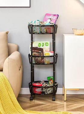 零房小旋风叠置物架客厅食厨水果收纳架卧室卫生间多功16852能折